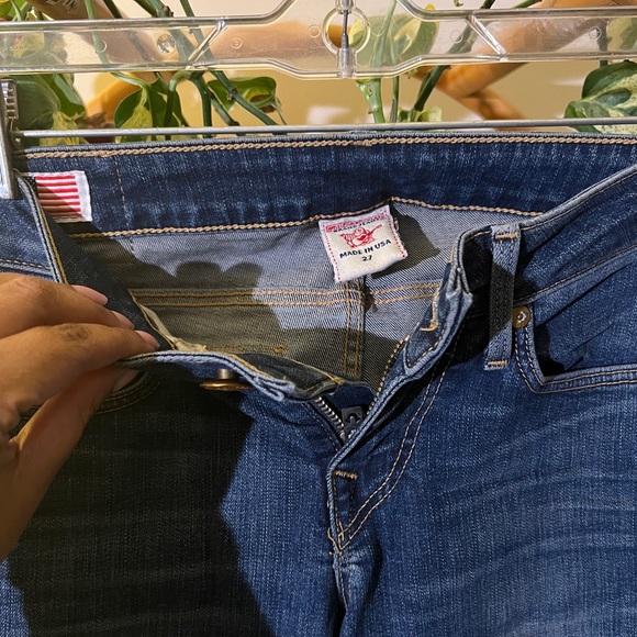 Medium Blue True Religion Low Rise Becky Bootcut jeans - Picture 4 of 11